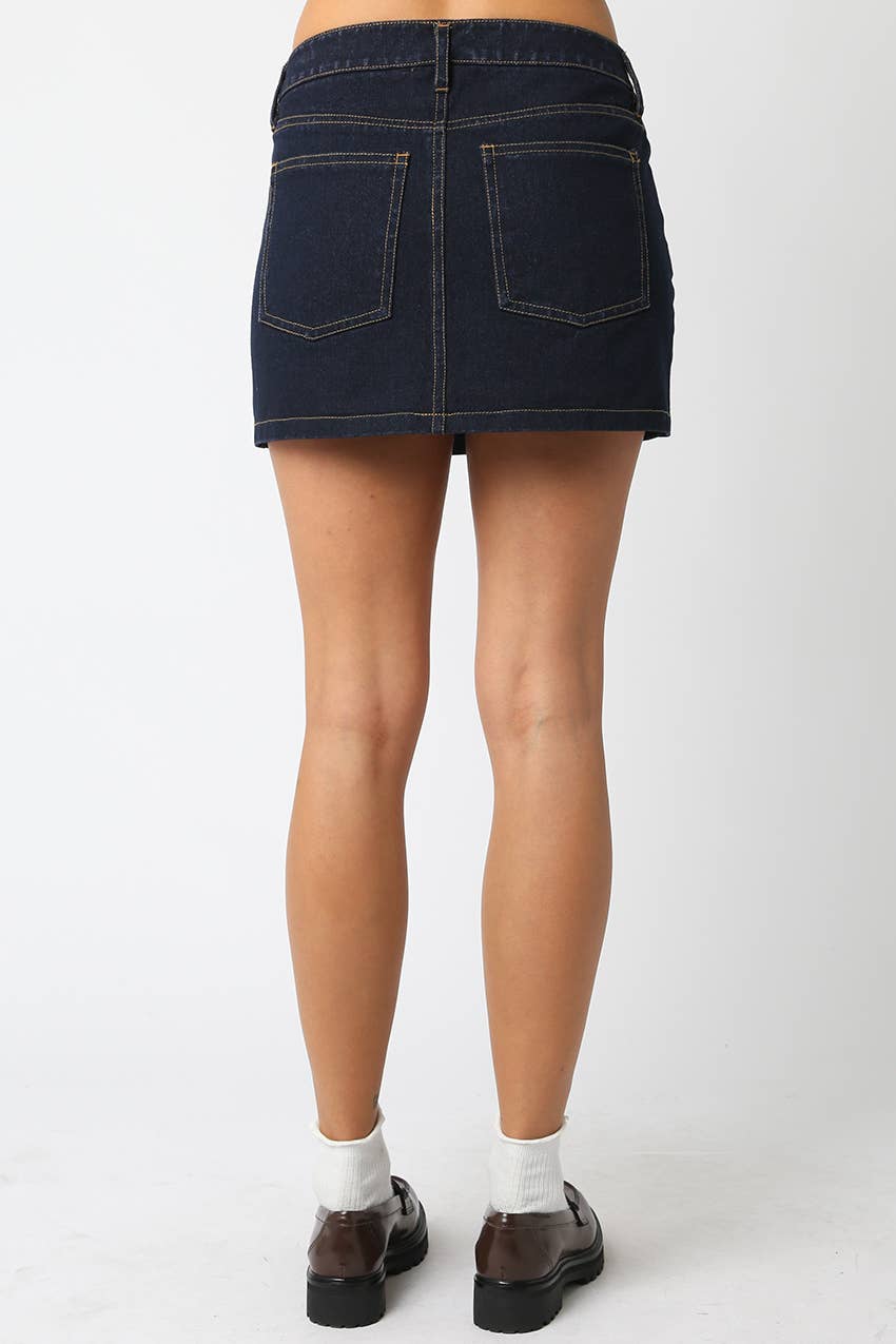 Jamie Denim Skirt: Dk Denim
