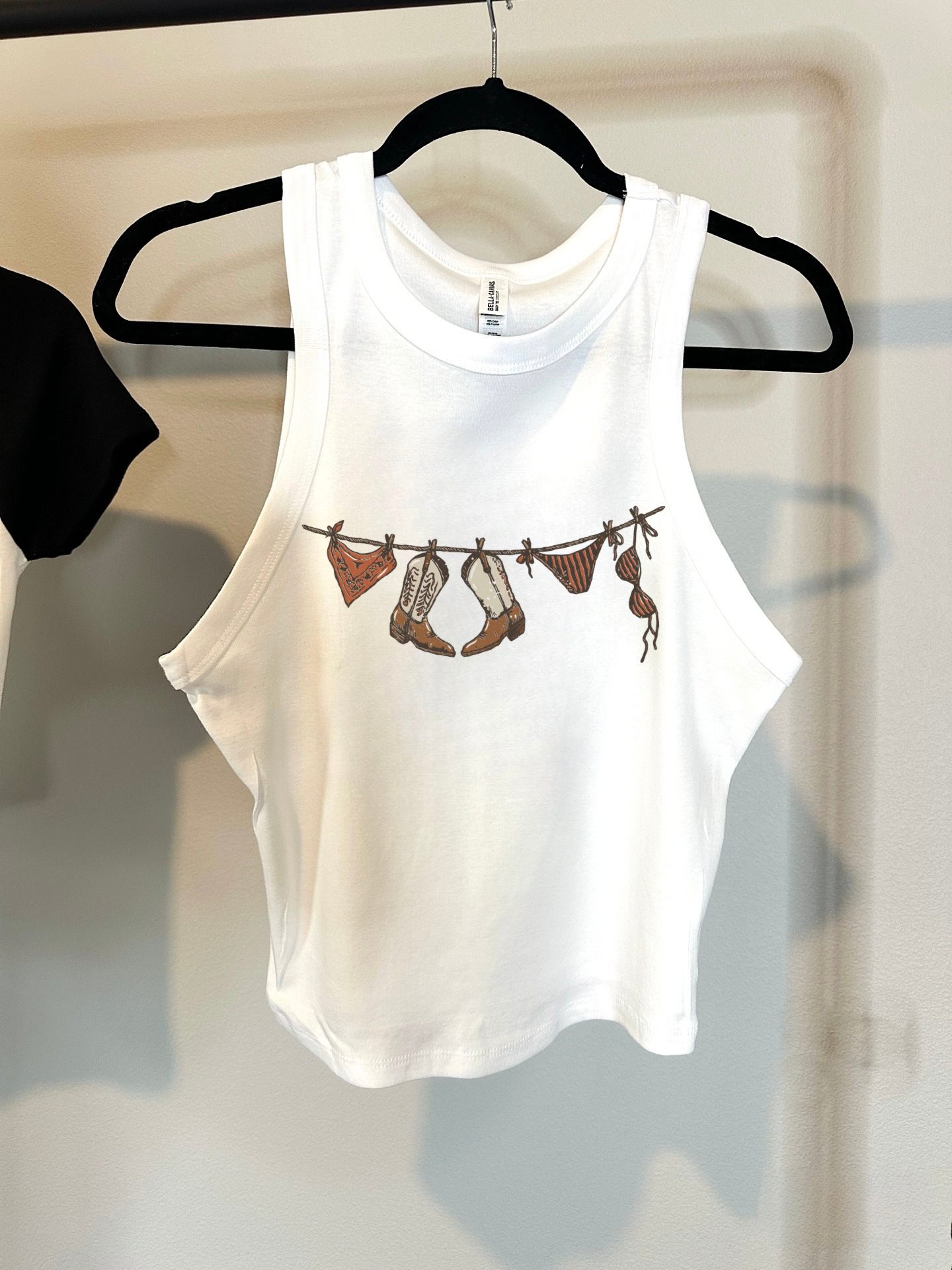 Cowgirl Summer Cropped Tank