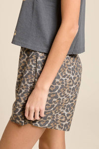 Leopard Terry Lounge Shorts