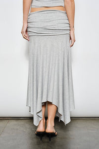 Ari Ruched Midi Skirt