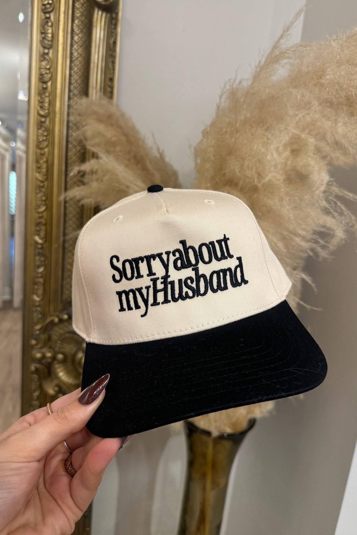 Sorry About My Husband Trucker Hat