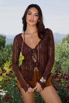 Raven Lee Lace Long Sleeve Top