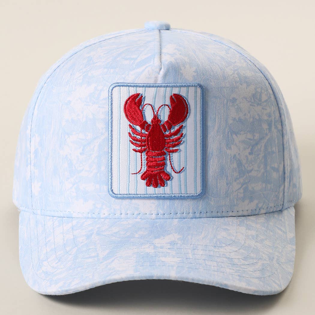 Lobster Camo Hat- Blue