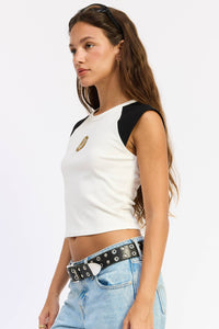 Football Beaded Raglan Tank