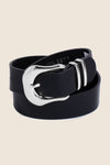 Anarchy Street - Smooth Faux Leather Belt: SBK