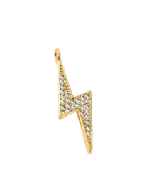 Gold Lightning Bolt Charm