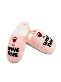 Living Royal- Wine Time Slippers- Pink