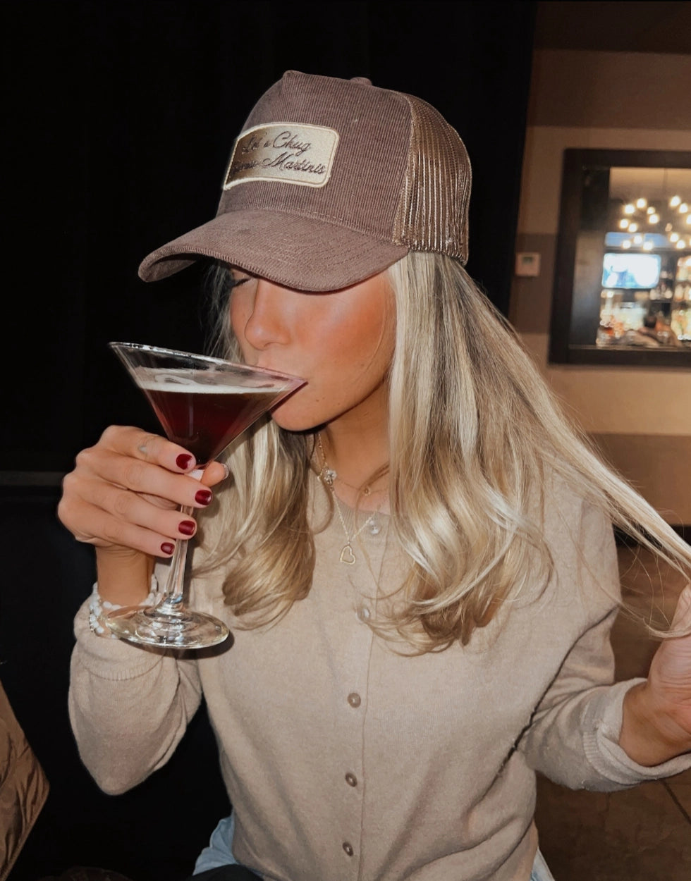 Chug Espresso Martinis Trucker Hat