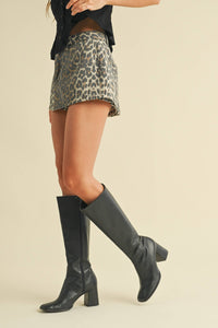 Wild Instincts Skort- Leopard