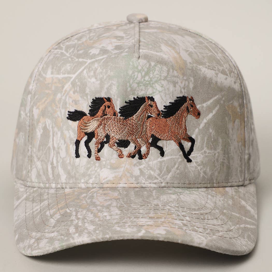 Camo Three Horses
