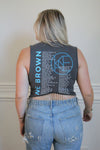 Kane Brown Rhinestone Fringe Tank