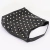 Studded Faux Leather Hobo Bag