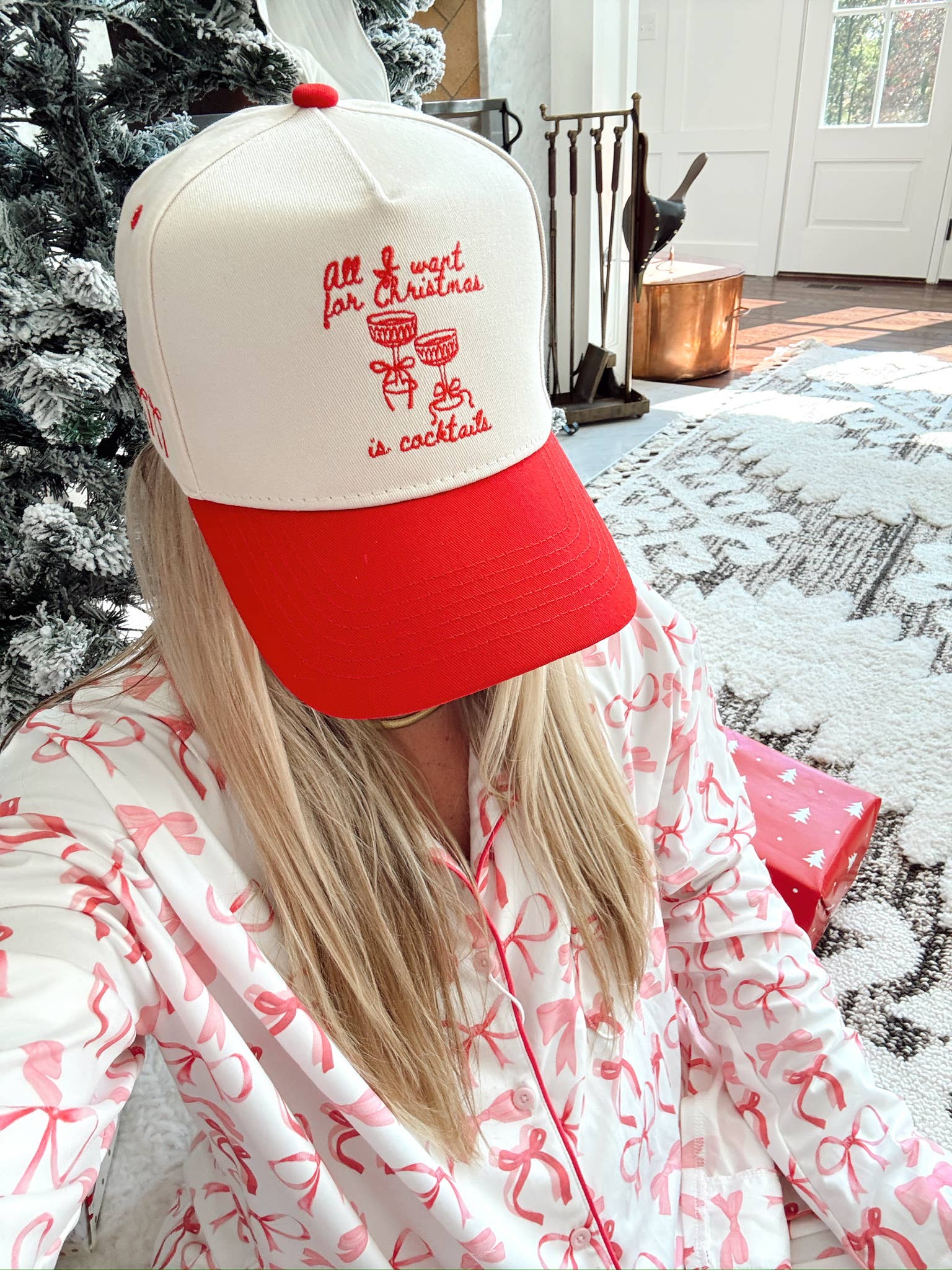 All I Want for Christmas is Cocktails - Red Trucker