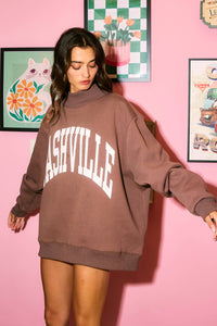 Nashville Mockneck Reversible Sweatshirt