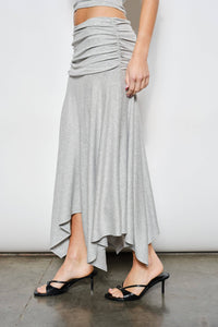 Ari Ruched Midi Skirt