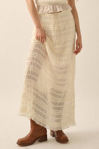 Ocean House Lace Maxi Skirt