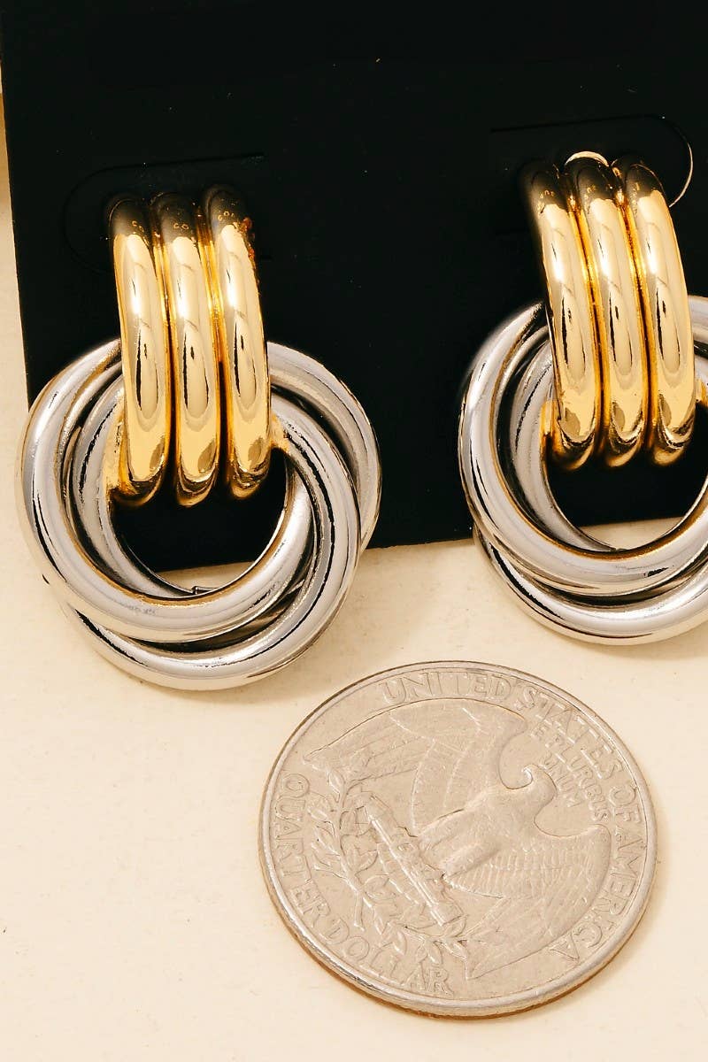 Two Tone Earrings