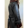 Midnight Muse Faux Leather Coat