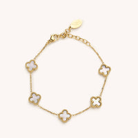 Mini White Flora Bracelet