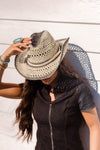 Ombre Crochet Cowboy Hat