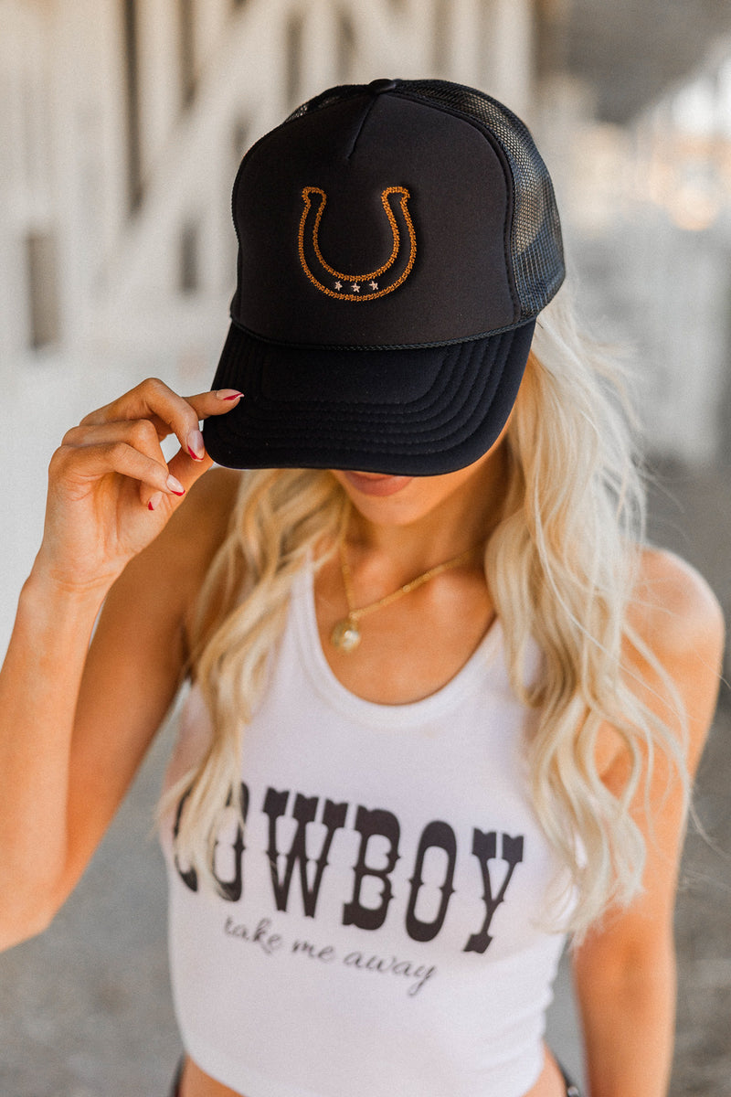 Lucky Horseshoe Trucker hat