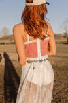 Jolene Gingham Corset Top