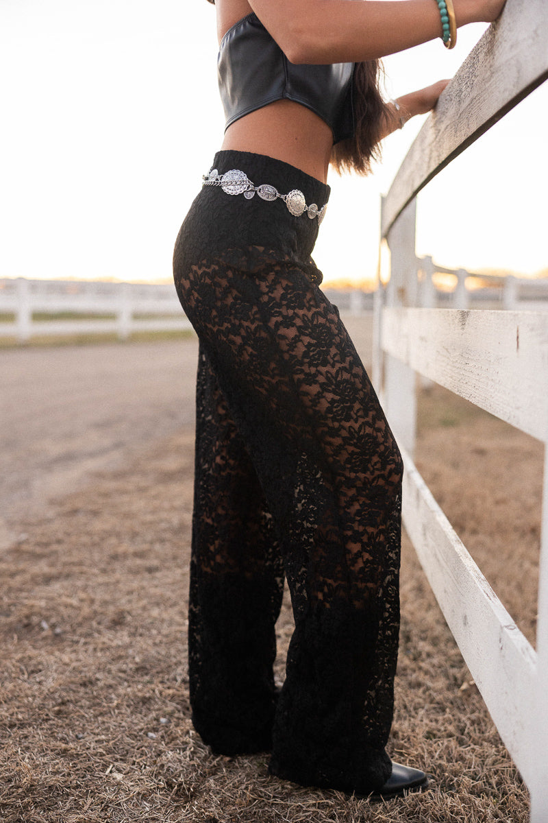 Allison Lace Flare Pants