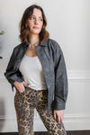 Gunmetal Rebel Bomber Jacket