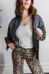 Gunmetal Rebel Bomber Jacket