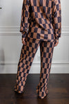 Hazel Plissé Checkered Set