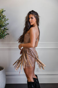 Dakota Fringe Buckle Dress