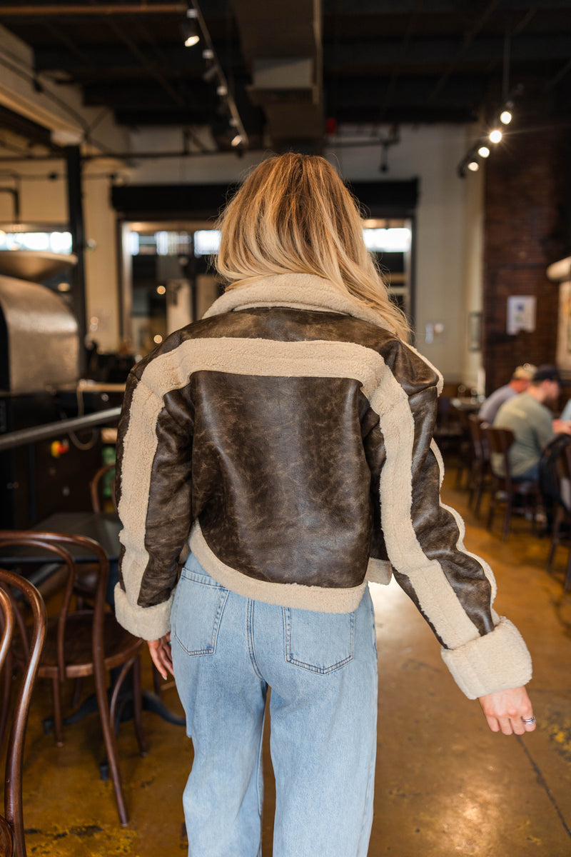 Germantown Shearling Cropped Jacket