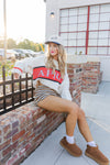 Berry Hill Stripe Sweater Shorts