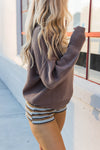 Mount Juliet Ribbed Sweater- Mocha