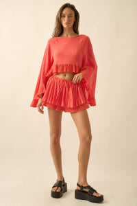 Newport Crochet Lace Skort