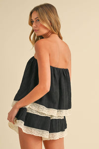 Santorini Lace Romper