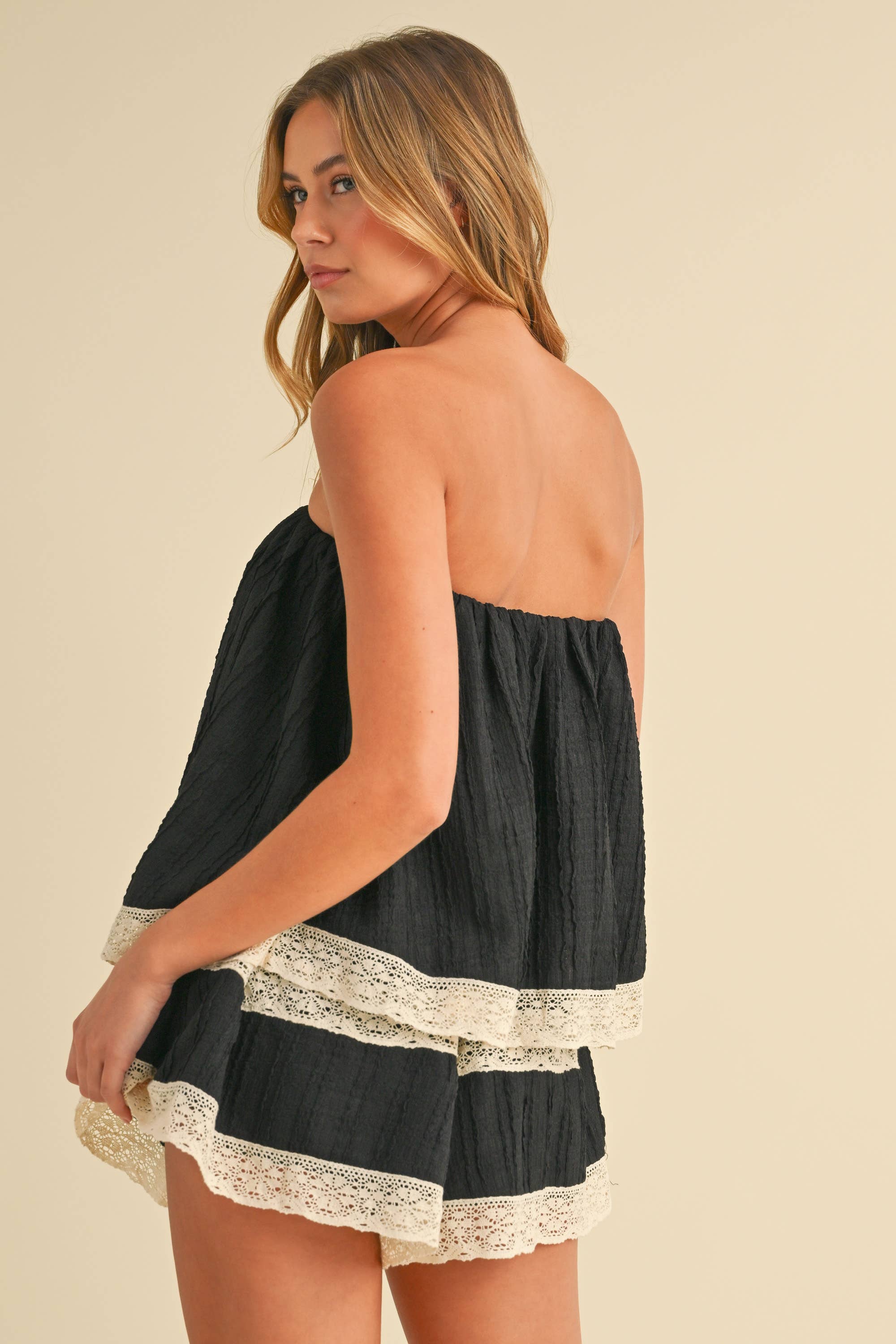 Santorini Lace Romper