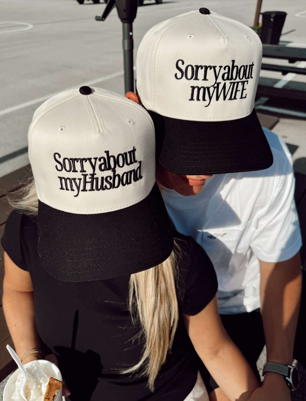 Sorry about my Wife Trucker Hat Black