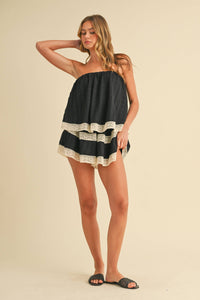Santorini Lace Romper
