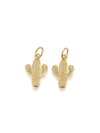 Gold Cactus Cutie Charm