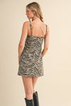 Denim Safari Mini Dress