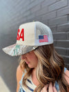 Pre-Order USA Vintage Trucker Hat-Camo