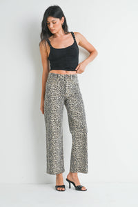 Rogue Leopard Print Jeans