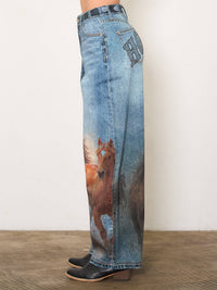 Howdy Horse Baggy Jeans