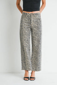 Rogue Leopard Print Jeans