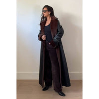 Midnight Muse Faux Leather Coat