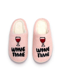 Living Royal- Wine Time Slippers- Pink