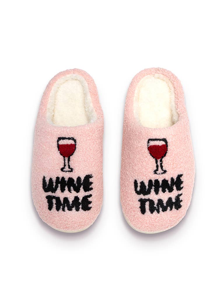 Living Royal- Wine Time Slippers- Pink
