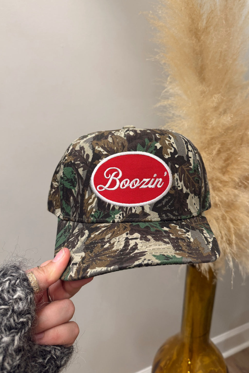 Boozin Camo Hat – Trendy and Tipsy