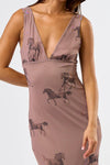 Wild Mustang Maxi Dress